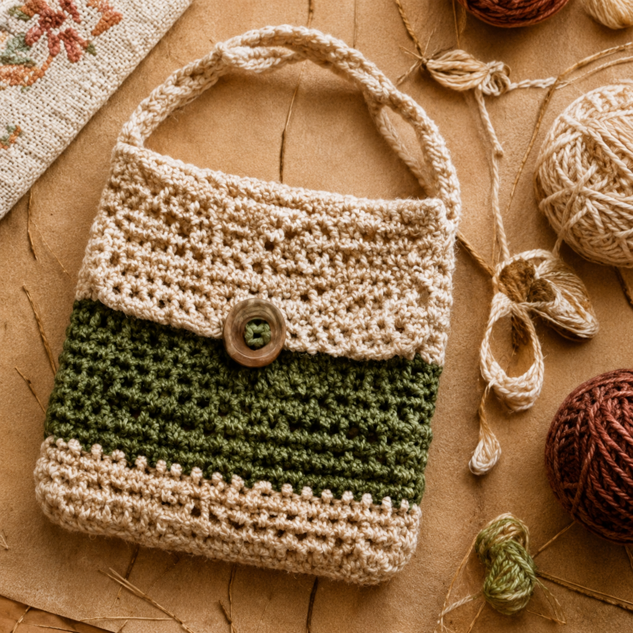 Sac crocheté